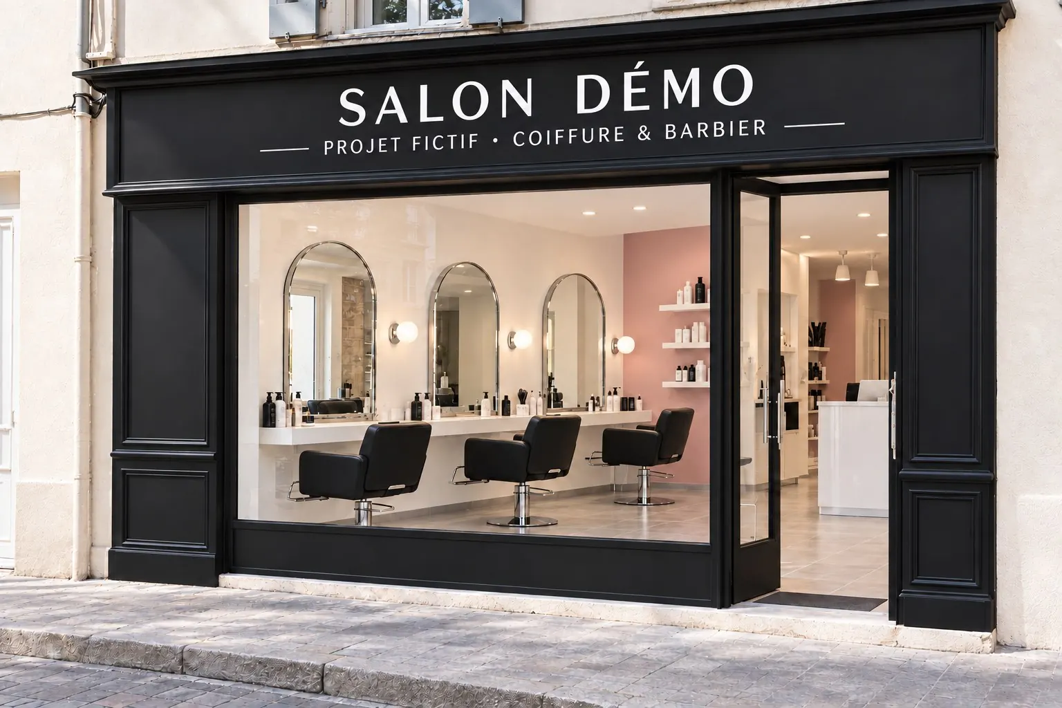 Façade du salon, projet fictif